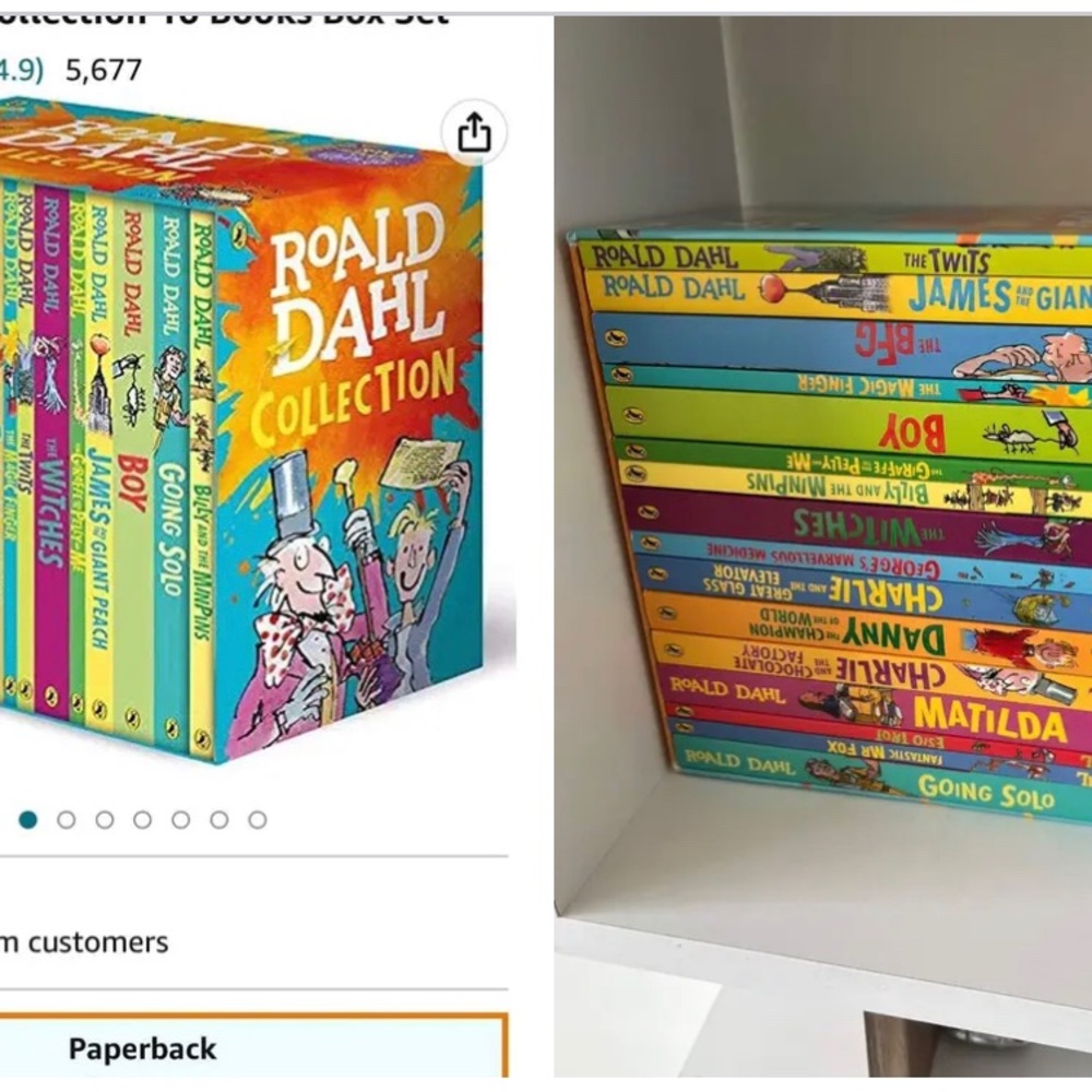 Road Dahl book set
